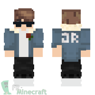 Aperçu de la skin Minecraft Garçon brun