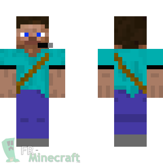 Aperçu de la skin Minecraft Steve Gamer