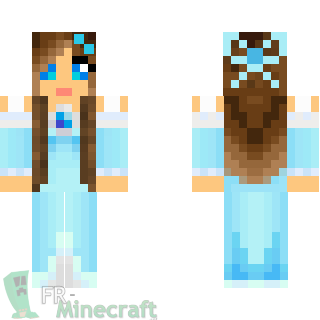 Aperçu de la skin Minecraft Princesse