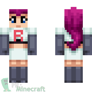 Aperçu de la skin Minecraft Jessie - Pokémon