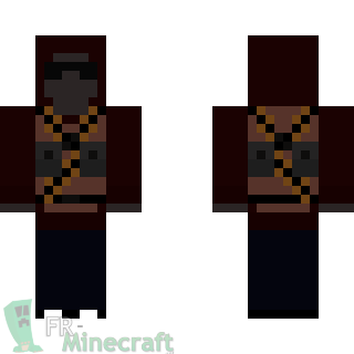 Aperçu de la skin Minecraft Assassin moderne