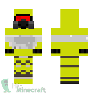 Aperçu de la skin Minecraft Décontamineur nucléaire