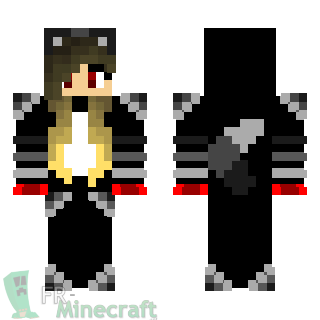 Aperçu de la skin Minecraft Fille en armure