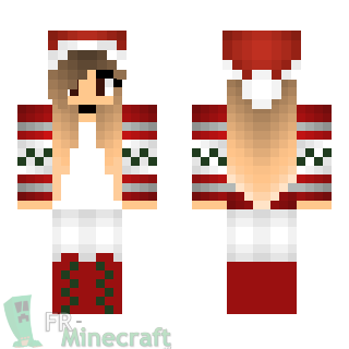 Aperçu de la skin Minecraft Fille Noël