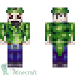 Aperçu de la skin Minecraft Lenny le lutin squelette