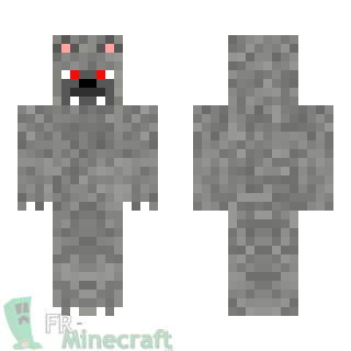 Aperçu de la skin Minecraft Loup