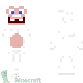 Aperçu de la skin Minecraft Lapin Crétin