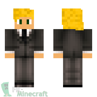 Aperçu de la skin Minecraft Homme en costard