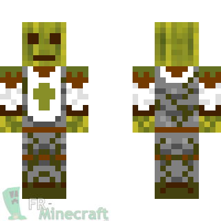 Aperçu de la skin Minecraft Guerrier pastèque