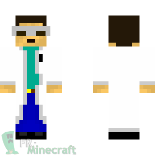 Aperçu de la skin Minecraft Scientifique