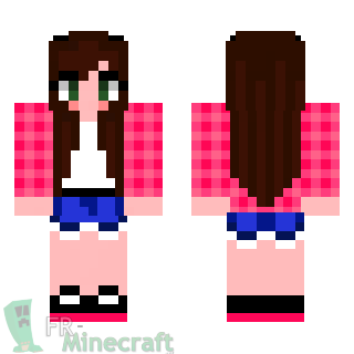 Aperçu de la skin Minecraft Fille