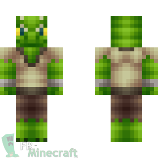 Aperçu de la skin Minecraft Lézard