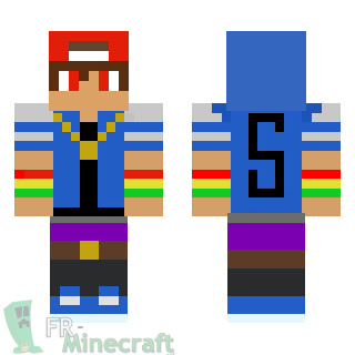 Aperçu de la skin Minecraft Garçon coloré