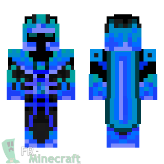 Aperçu de la skin Minecraft Chevalier de l'eau