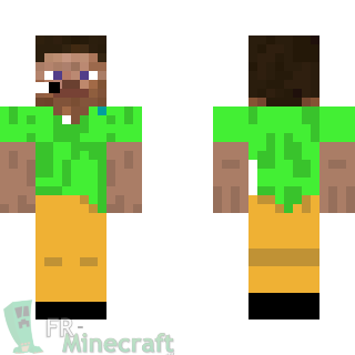 Aperçu de la skin Minecraft Steve Gamer