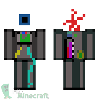 Aperçu de la skin Minecraft Eye Bot