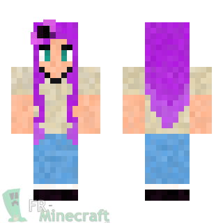 Aperçu de la skin Minecraft Fille