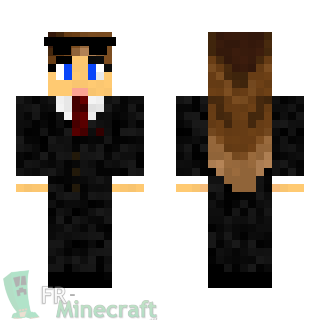 Aperçu de la skin Minecraft Femme en costar