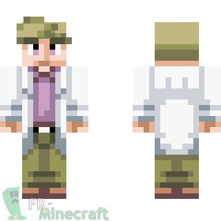 Aperçu de la skin Minecraft Professeur Chen - Pokémon