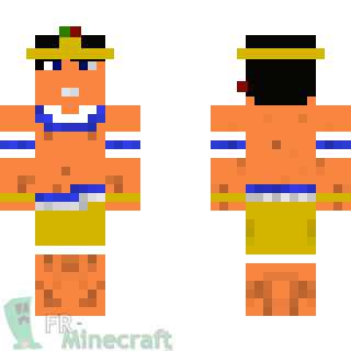 Aperçu de la skin Minecraft Egyptien