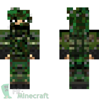 Aperçu de la skin Minecraft Sniper