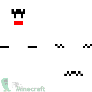 Aperçu de la skin Minecraft Boo - Mario