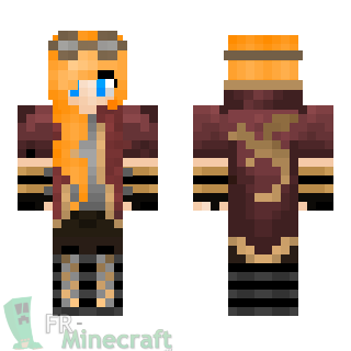 Aperçu de la skin Minecraft Fille Steampunk