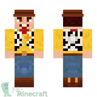 Aperçu de la skin Minecraft Woody - Toy Story