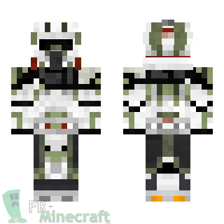 Aperçu de la skin Minecraft Commandant Trauma - Star Wars The Clone Wars