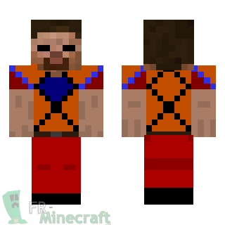 Aperçu de la skin Minecraft Steve maléfique