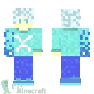 Aperçu de la skin Minecraft Homme de glace