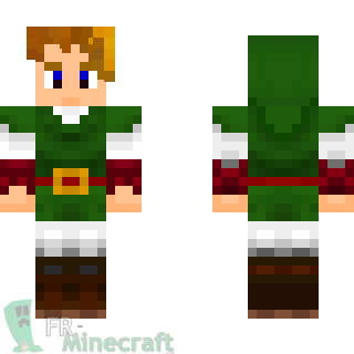 Aperçu de la skin Minecraft Link - Zelda: Ocarina of Time