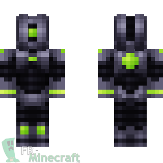 Aperçu de la skin Minecraft Robot vert