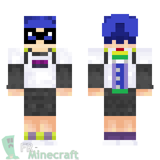 Aperçu de la skin Minecraft Garçon de splatoon