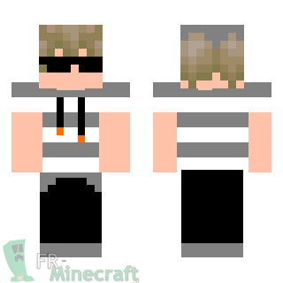 Aperçu de la skin Minecraft Garçon thug