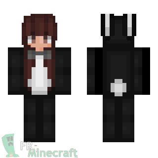 Aperçu de la skin Minecraft Fille déguisée en lapin