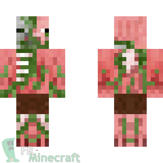Aperçu de la skin Minecraft PigZombie