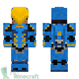 Aperçu de la skin Minecraft Pharah - Overwatch